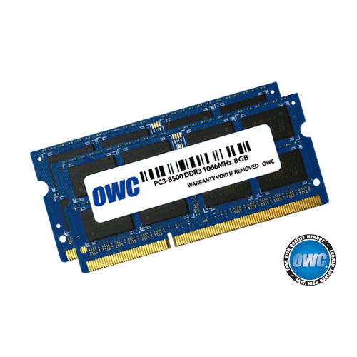 OWC Memory 16GB Kit (16G DDR3 1066MHz SO-DIMM, 맥북/아이맥/맥미니용 메모리)